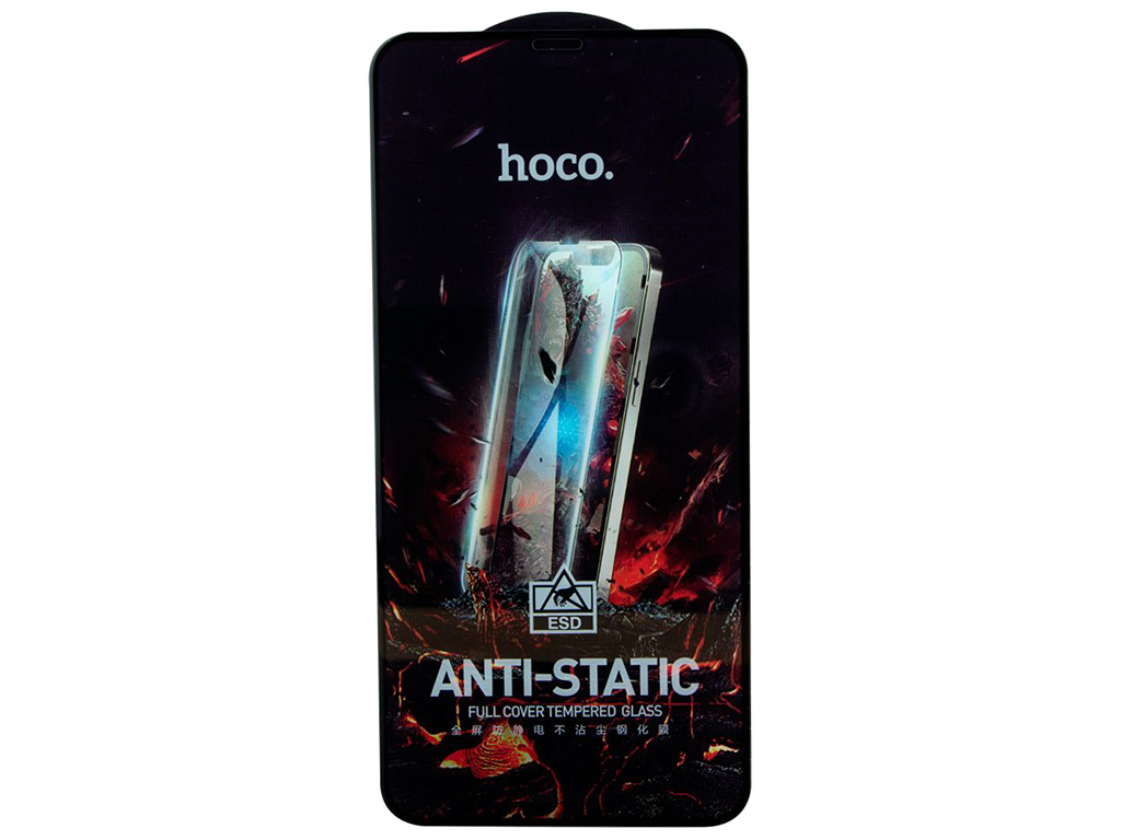 Защитное стекло Hoco G10 HD Anti-static for Apple Iphone XS Max/11 Pro Max 25 шт Цвет Чёрный
