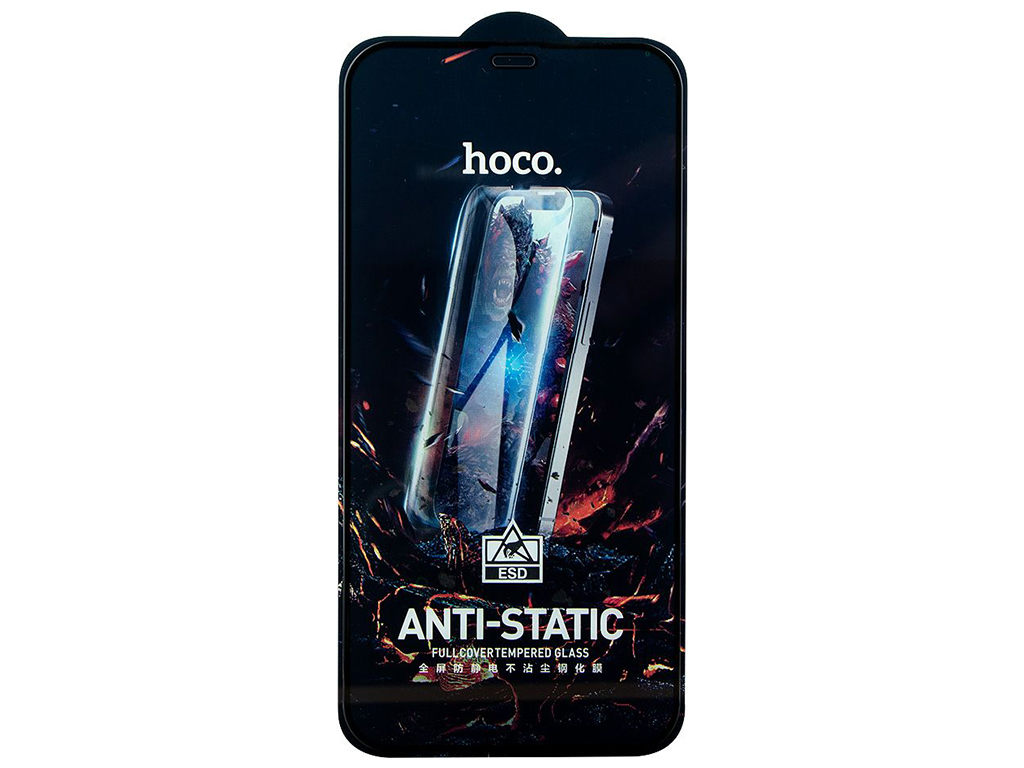 Захисне скло Hoco G10 HD Anti-static for Apple Iphone 12/12 Pro 25 шт Колір Чорний