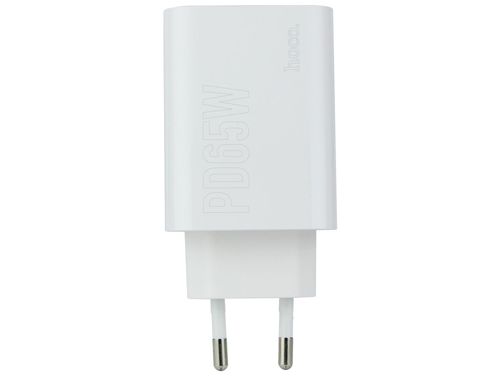 Сетевое зарядное устройство Hoco DC40 PD 65W + QC3.0 Цвет Белый