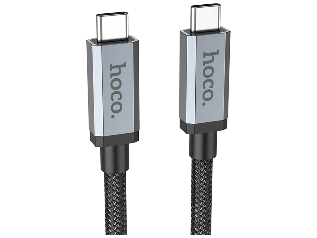 Кабель USB Hoco US06 Кабель USB3.2 20Gbps 100W 4K 60Hz 2m Type C to Type C Цвет Черный