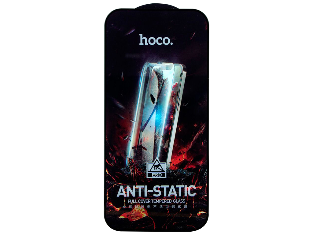 Защитное стекло Hoco G10 HD Anti-static for Apple Iphone 14 Pro 25 шт Цвет Чёрный