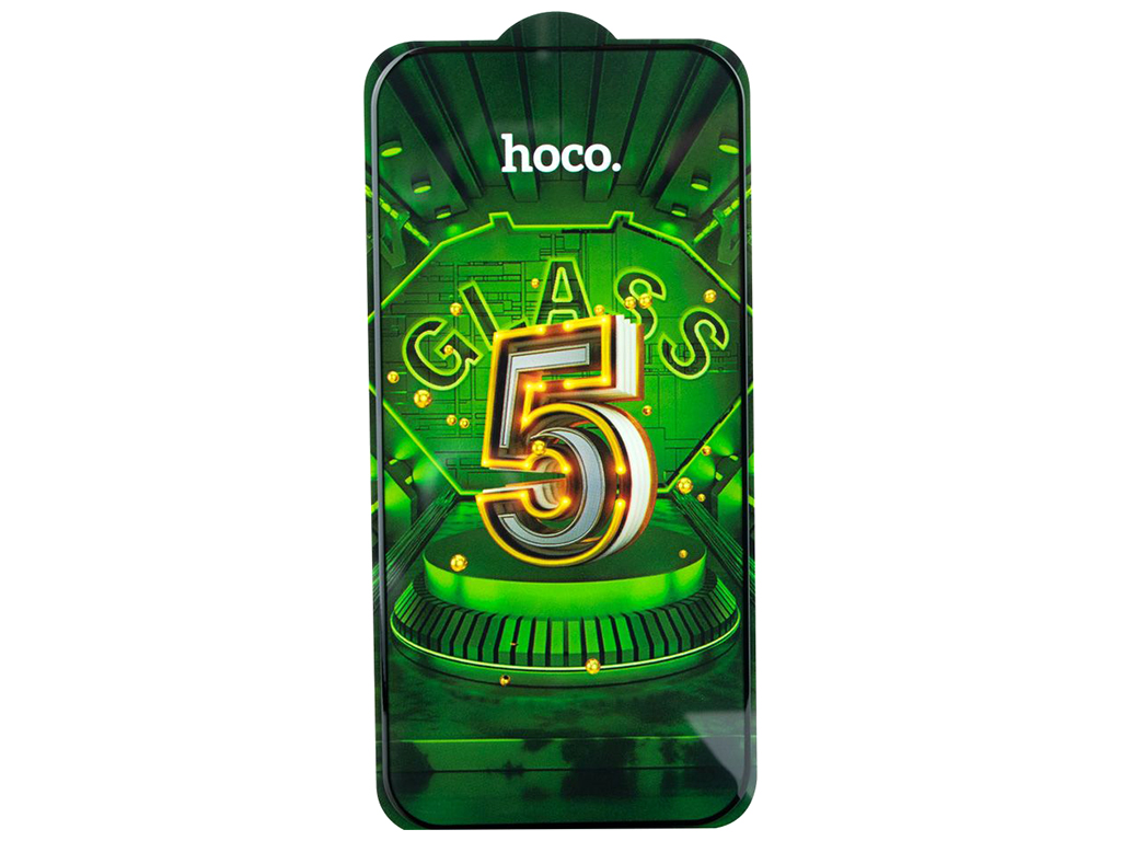 Защитное стекло Hoco G12 5D for Apple Iphone 14 Pro 25 шт Цвет Чёрный