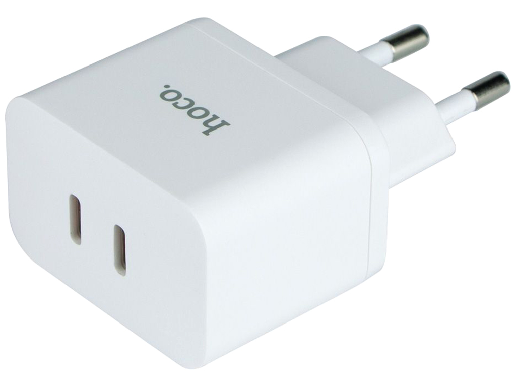 Мережевий Зарядний Пристрій Hoco N29 Triumph PD+QC3.0 35W Type-C to Lightning Бiлий