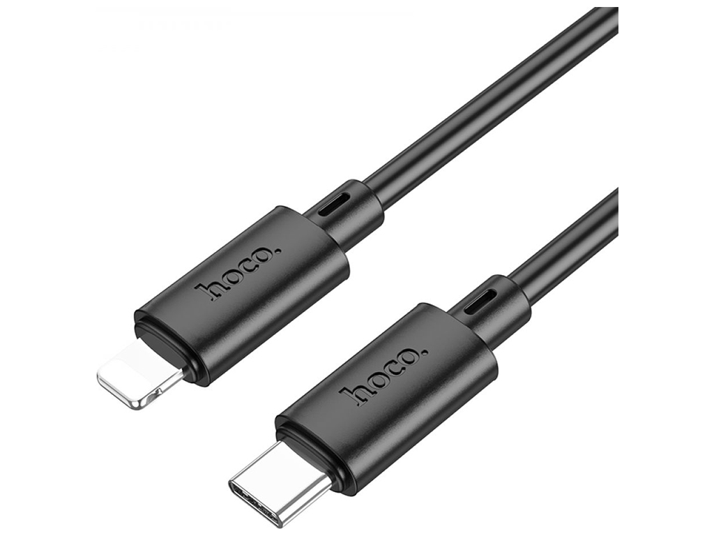 Кабель USB Hoco X88 Gratified PD20W Type-C to Lightning, Чёрный