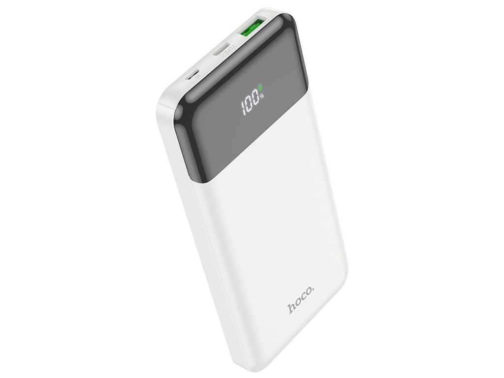 Универсальная мобильная батарея Power Bank Hoco J102 Cool figure PD20W+QC3.0 10000mAh, цвет белый
