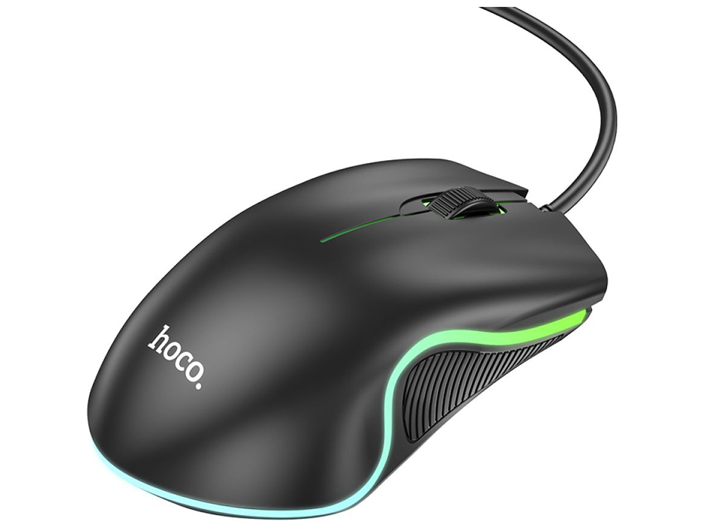 USB Миша Hoco GM19 Колір Чорний