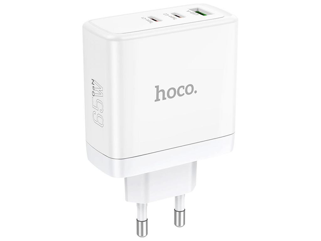 Сетевое Зарядное Устройство Hoco N30 Glory PD/QC 65W Цвет Белый