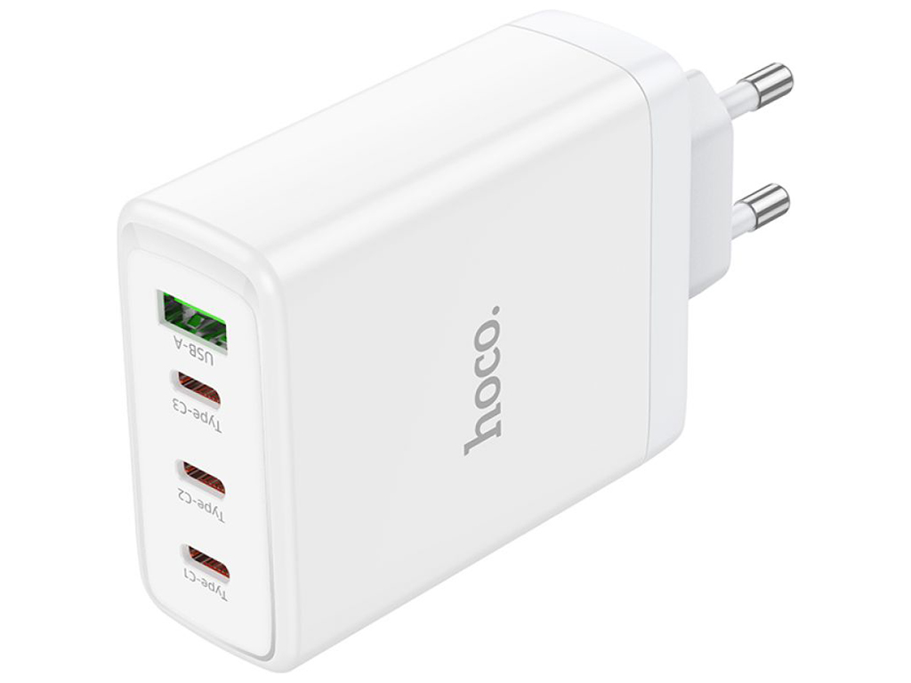 Сетевое зарядное устройство Hoco N31 Leader GAN PD 100W/QC 22.5W Цвет Белый