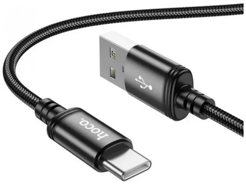 Кабель USB Hoco X89 Wind Type-C 3A, Чорний