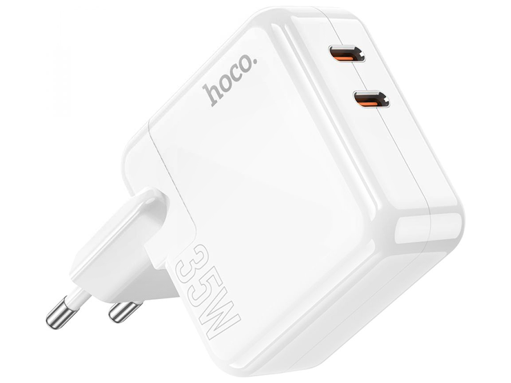 Сетевое Зарядное Устройство Hoco C110A Lucky PD/QC 35W Цвет Белый