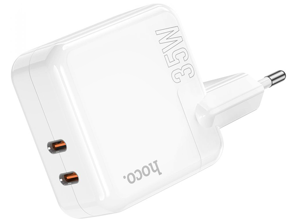 Сетевое Зарядное Устройство Hoco C110A Lucky PD/QC 35W Цвет Белый