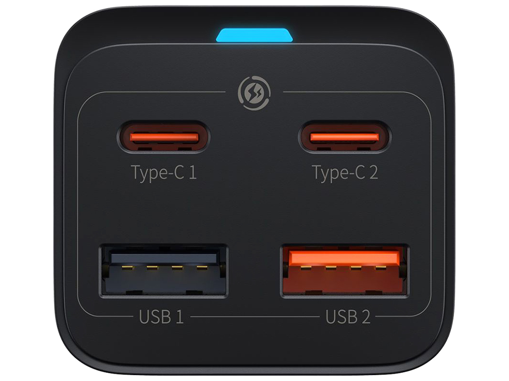 Мережевий зарядний пристрій Baseus GaN3 Pro 65W+cable Type C to Type C 100W CCGP0401 Колір Чорний