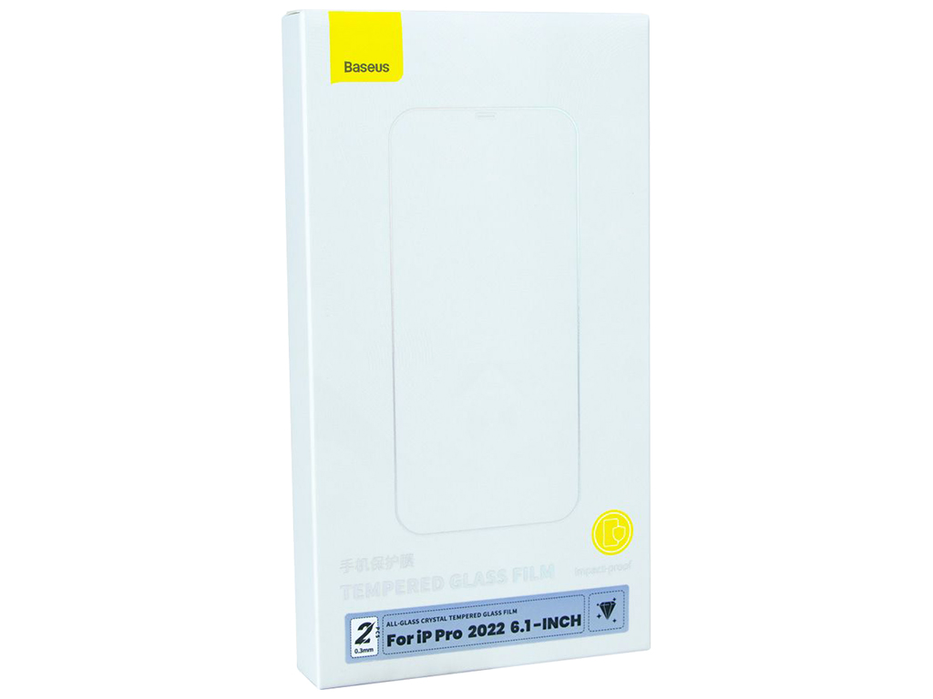 Защитное стекло Baseus Crystal 0.3mm для IPhone 14 (2 шт) SGBL100002 Цвет Прозрачный