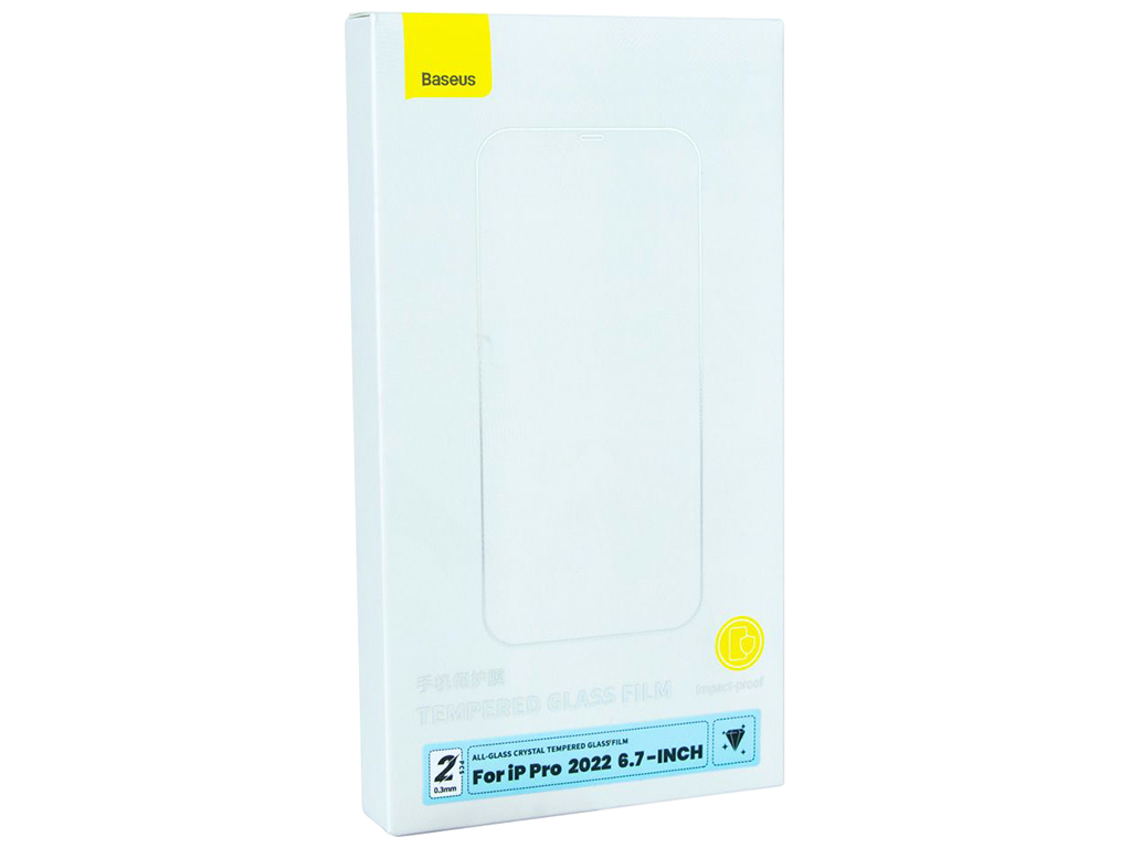 Захисне скло Baseus Crystal 0.3mm для IPhone 14 Plus (2 шт) SGBL100202 Колір Прозорий