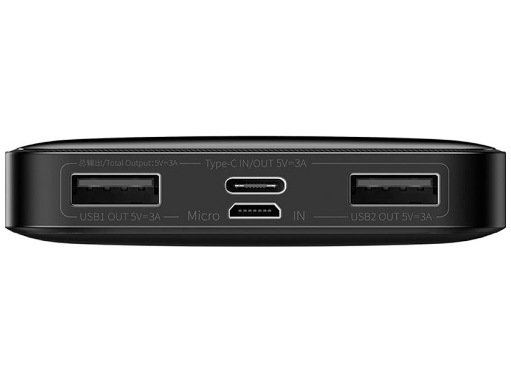 Power Bank Baseus Bipow 15W 10000 mAh Cable USB to Micro 25cm (PPBD0500xx) Цвет Черный, 01
