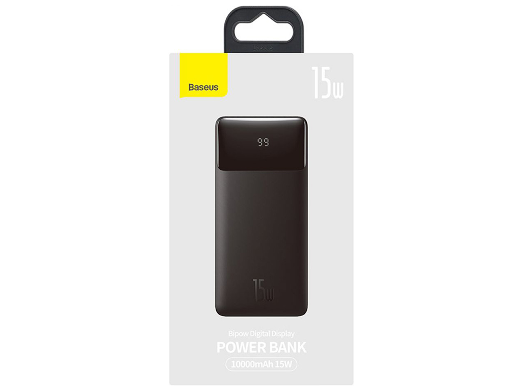 Power Bank Baseus Bipow 15W 10000 mAh Cable USB to Micro 25cm (PPBD0500xx) Цвет Черный, 01