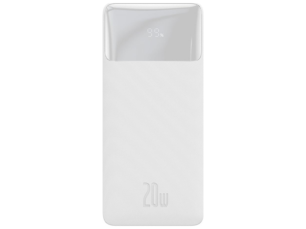 Power Bank Baseus Bipow 20W 10000 mAh Cable USB to Micro 25cm (PPBD050502) Цвет Белый, 02