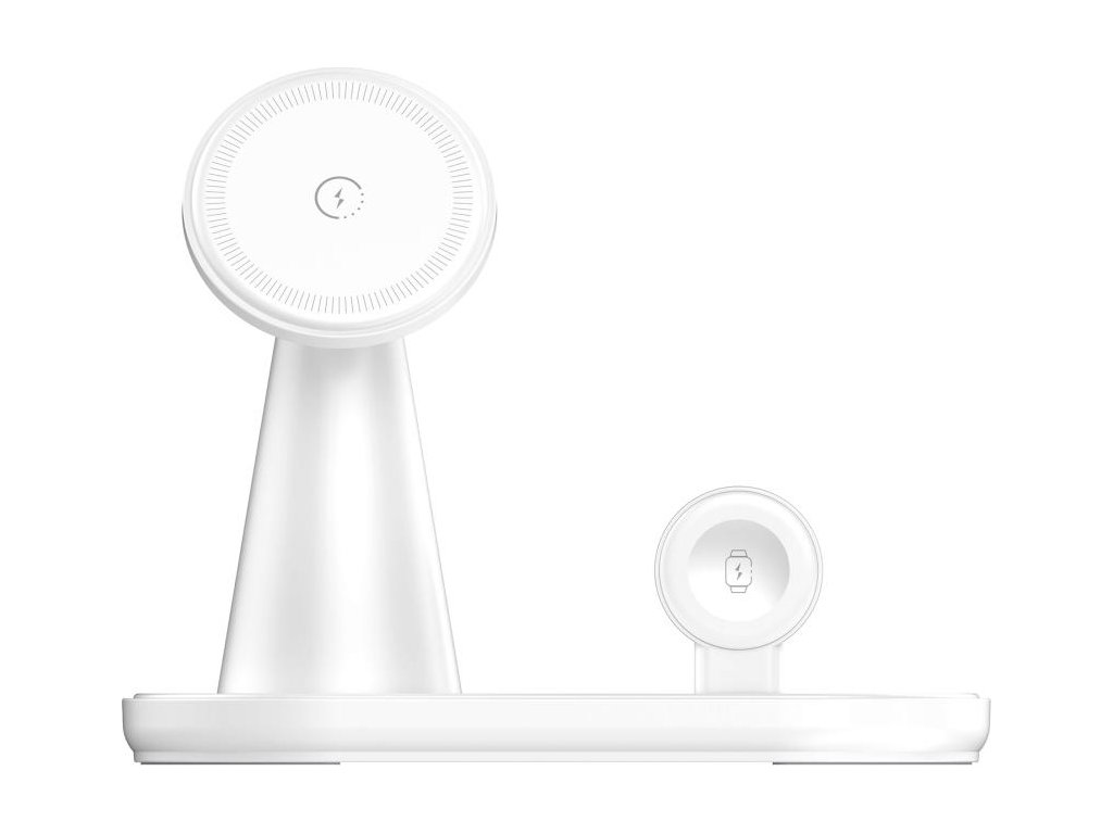 Зарядное устройство беспроводное Ldnip Wl01 5in1, 25.5W, для iWatch, ABS+PC пластик, USB-C, белый