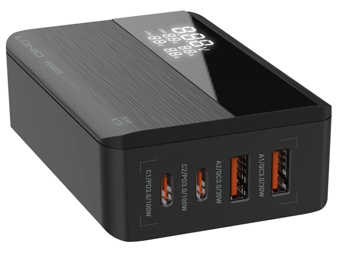 Мережевий Зарядний Пристрій LDNIO A4809C 100W LED Чорний