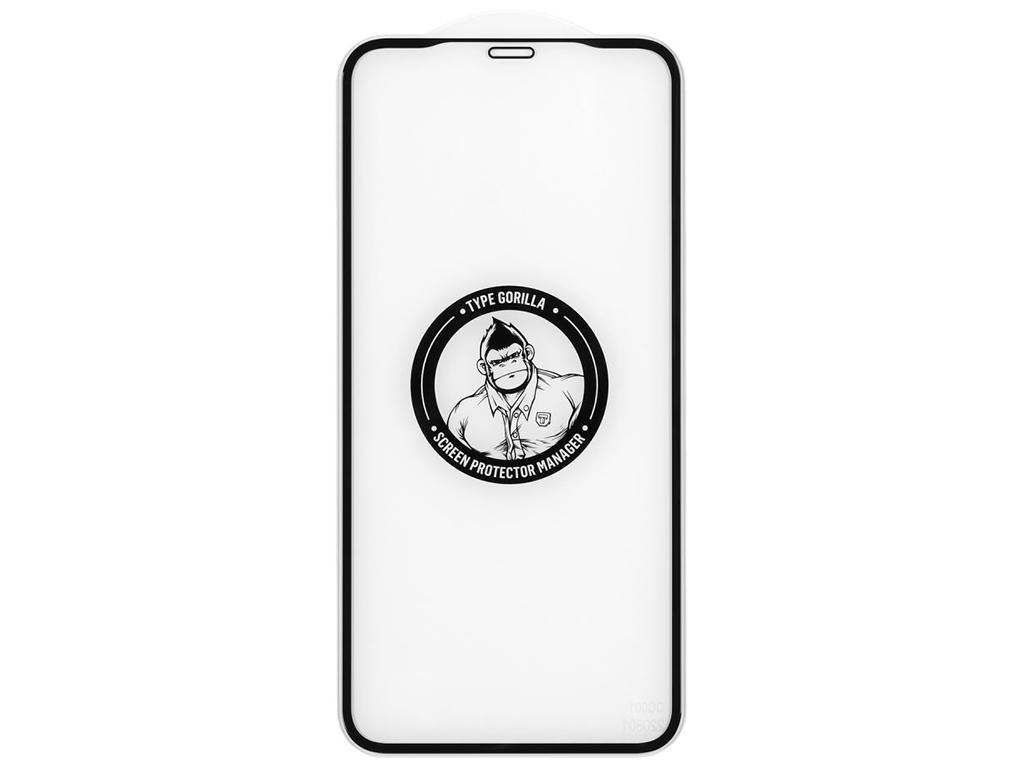 Защитное Стекло Type Gorilla 0.33мм 2,5D HD Anti-Static PTJ1 для iPhone Xr/11, Цвет Черный