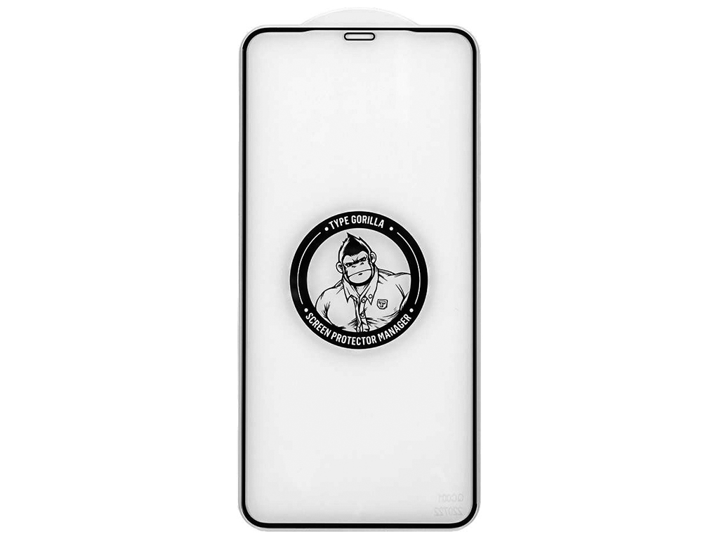 Защитное стекло Type Gorilla 0.44мм 2.5D Large Arc Edge Anti-Dust HD Glass for iPhone 15 Цвет Черный