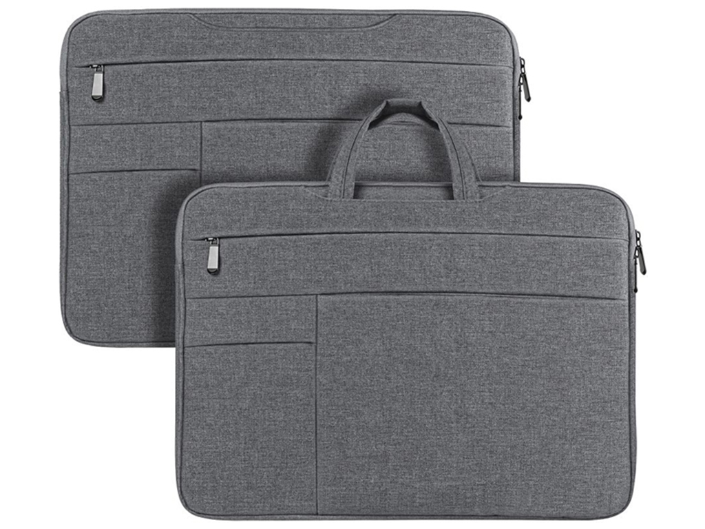 Сумка для ноутбука Dux Ducis LBTD Multi-Pocket Handbag, 15.5–16 дюймов, хлопок, цвет темно-серый