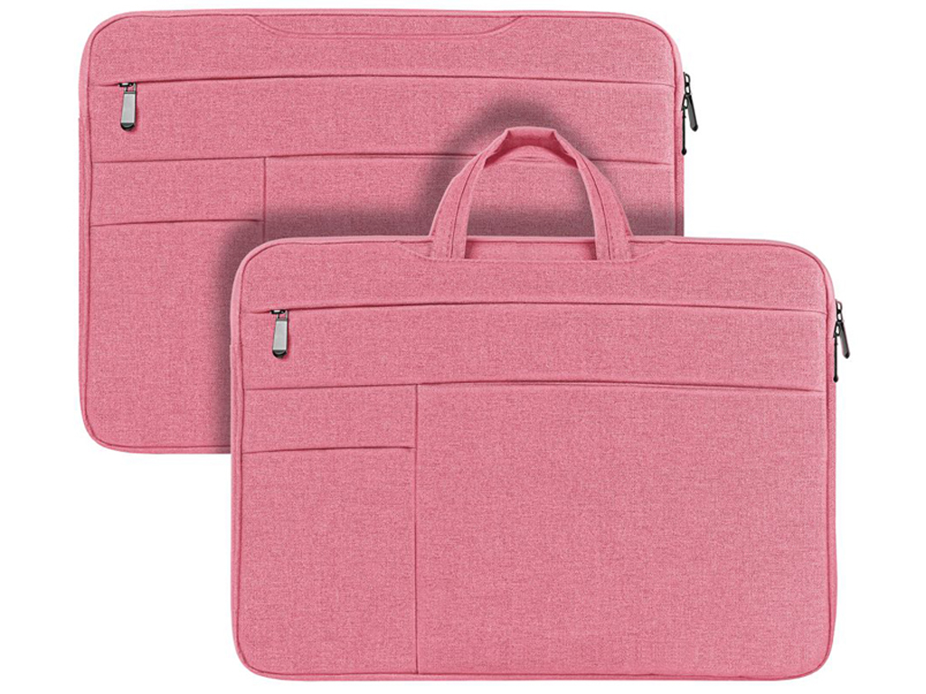 Сумка для ноутбука Dux Ducis LBTD multi-pocket handbag для 15.5–16 дюймов, хлопок, цвет розовый