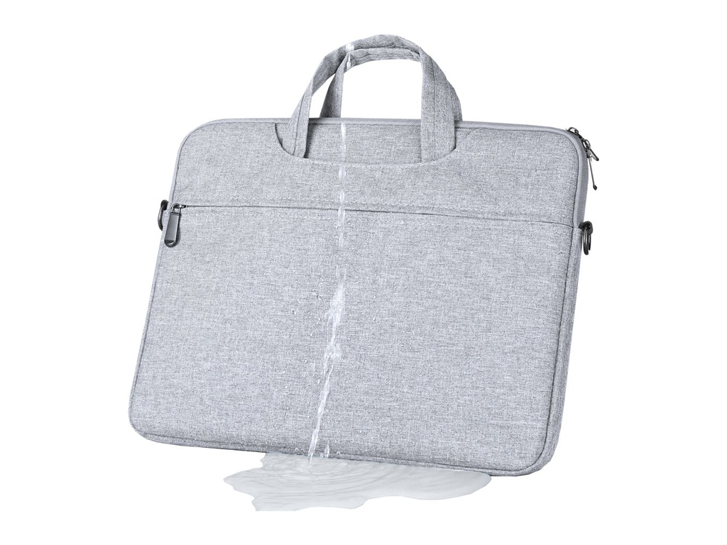 Сумка для ноутбука Dux Ducis LBJB Shoulder Bag, 13–13.9 дюймов, текстиль, цвет светло-серый