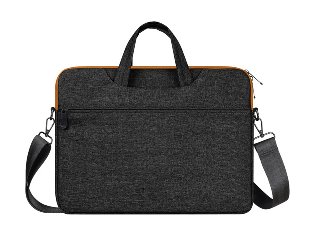 Сумка для ноутбука Dux Ducis LBJC Shoulder Bag, 15.5–16 дюймів, бавовняна тканина, колір чорний