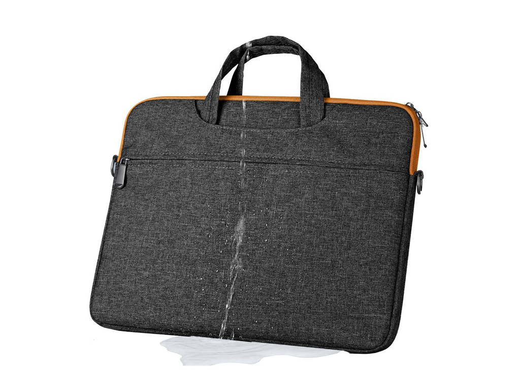 Сумка для ноутбука Dux Ducis LBJC Shoulder Bag, 15.5–16 дюймів, бавовняна тканина, колір чорний