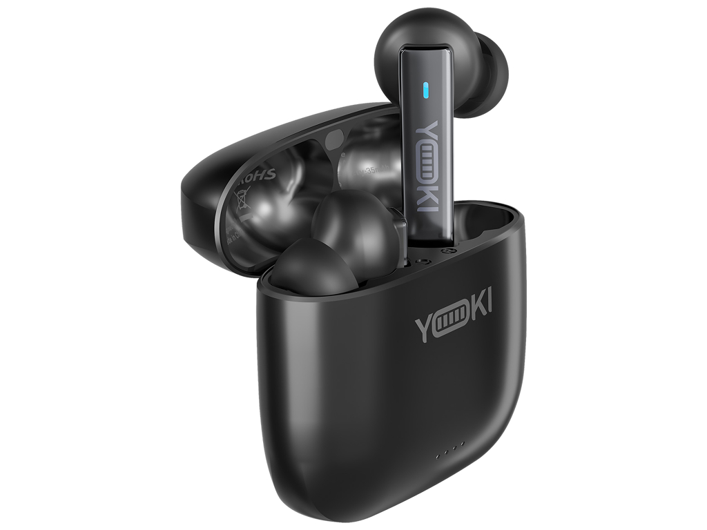 Наушники беспроводные Yoki Pulse, Tws, Enc, Bluetooth 6.0, Ipx4