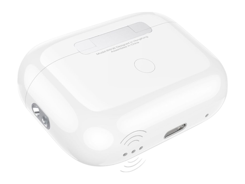 Bluetooth стерео гарнітура Borofone BW36 ANC, білий
