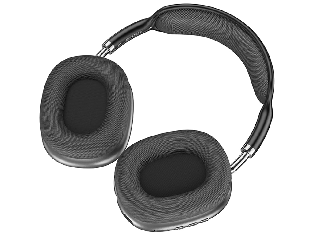 Блютуз стерео гарнитура Borofone BO22, Цвет Темно-серый