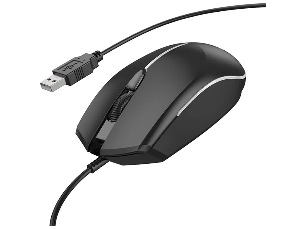 USB Мышь Borofone BG10 Цвет Черный