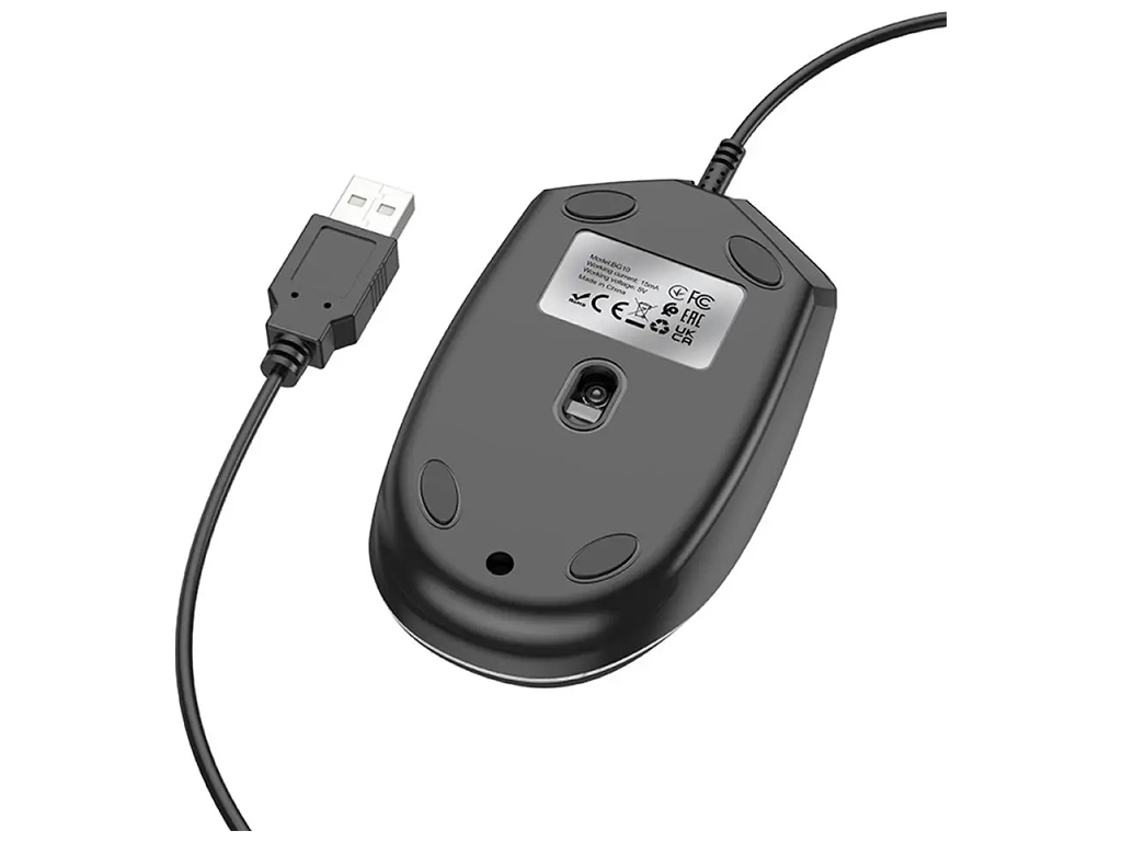USB Мышь Borofone BG10 Цвет Черный