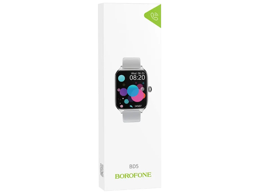Смарт часы Borofone BD5 Цвет Серебрянный