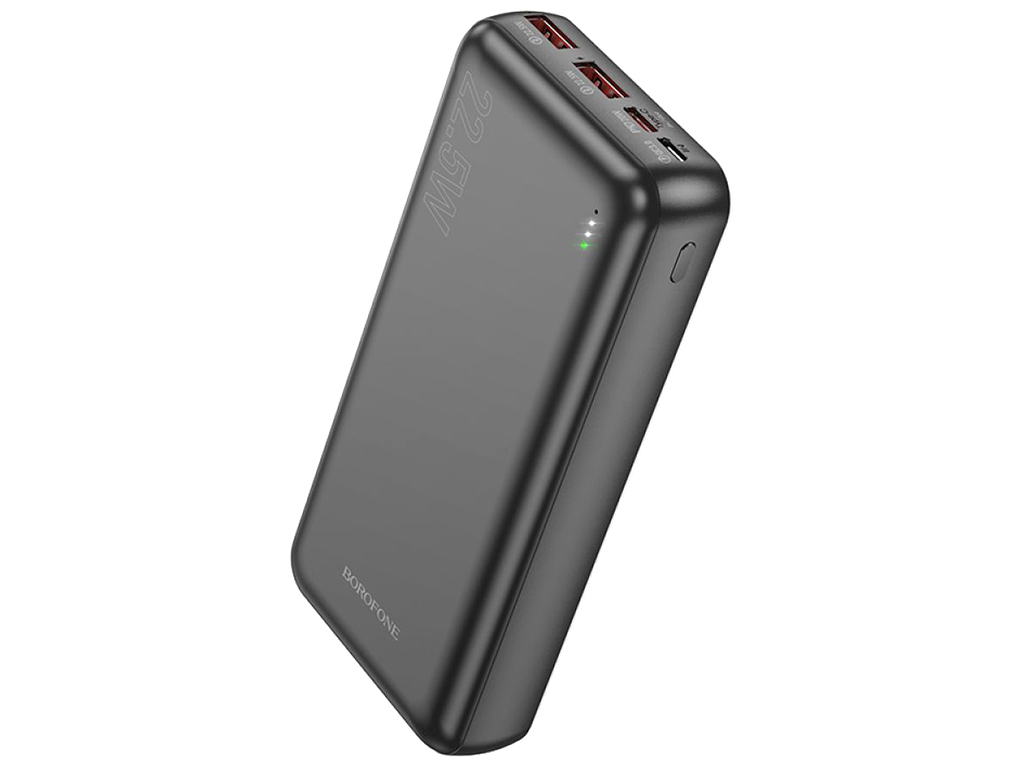 Універсальна Мобільна Батарея Power Bank Borofone BJ38A Power 22.5W+PD20W 20000mAh, колір чорний