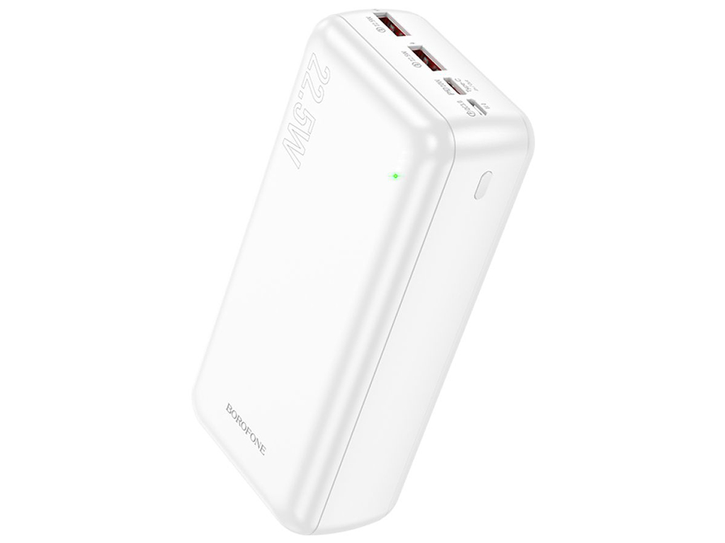Універсальна мобільна батарея Power Bank Borofone BJ38B Power 22.5W+PD20W 30000 mAh Колір Білий