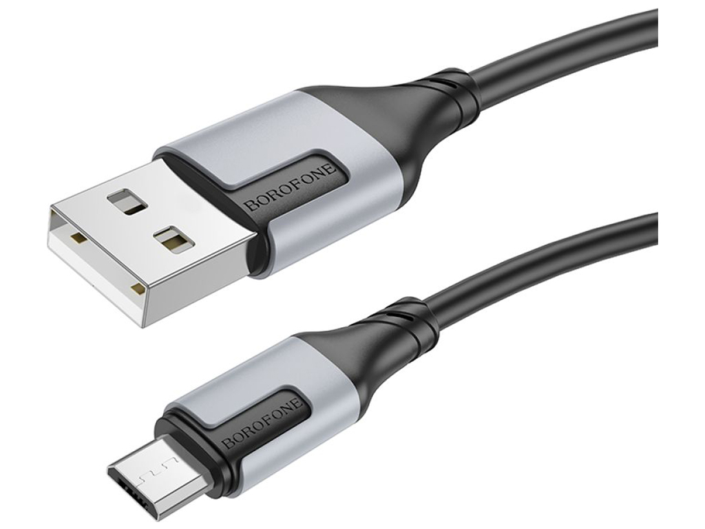 Кабель USB Borofone BX101 Creator Micro 2.4A Колір Чорний
