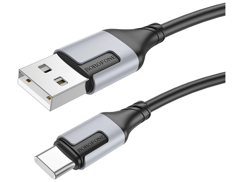 Кабель USB Borofone BX101 Creator Type-C 3A Колір Чорний