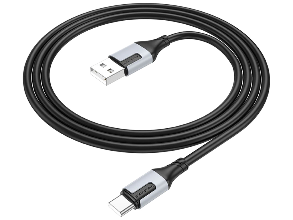 Кабель USB Borofone BX101 Creator Type-C 3A Колір Чорний