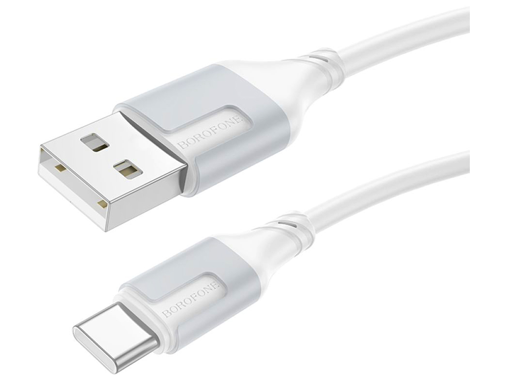 Кабель USB Borofone BX101 Creator Type-C 3A Цвет Белый