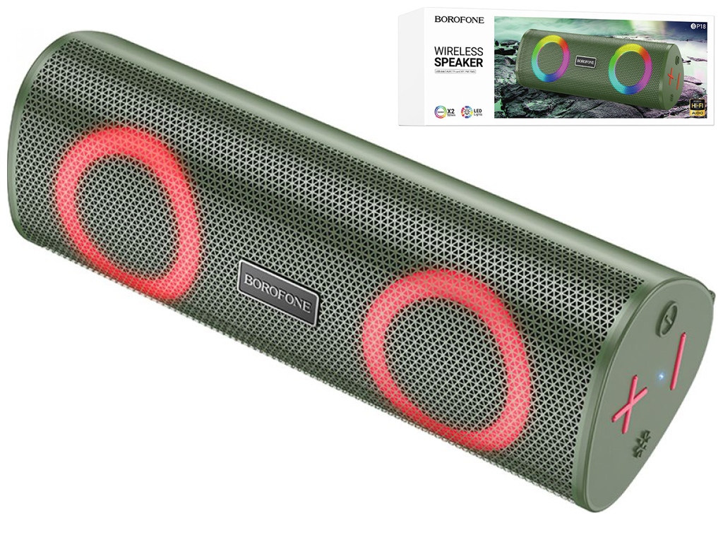 Колонка Borofone BP18 Колір Зелений