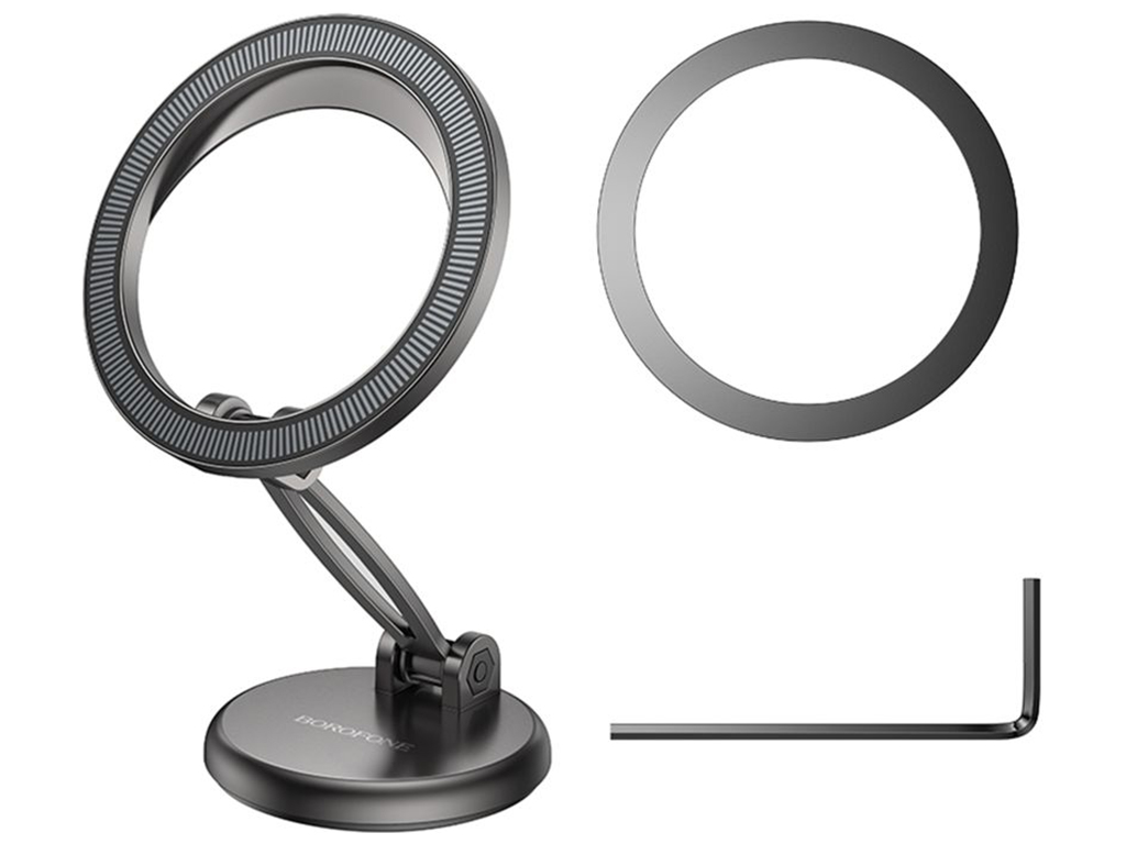 Автотримач Borofone BH114 Magnetic For IP Колір Сiрий