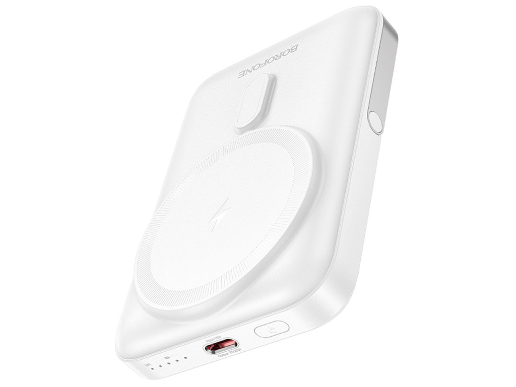 Універсальна мобільна батарея Power Bank Borofone BJ51A Kody PD20W magnetic 10000mAh Колір Бiлий