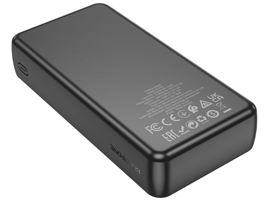 Power Bank Borofone BJ55A Graceful 20000 mAh Цвет Черный