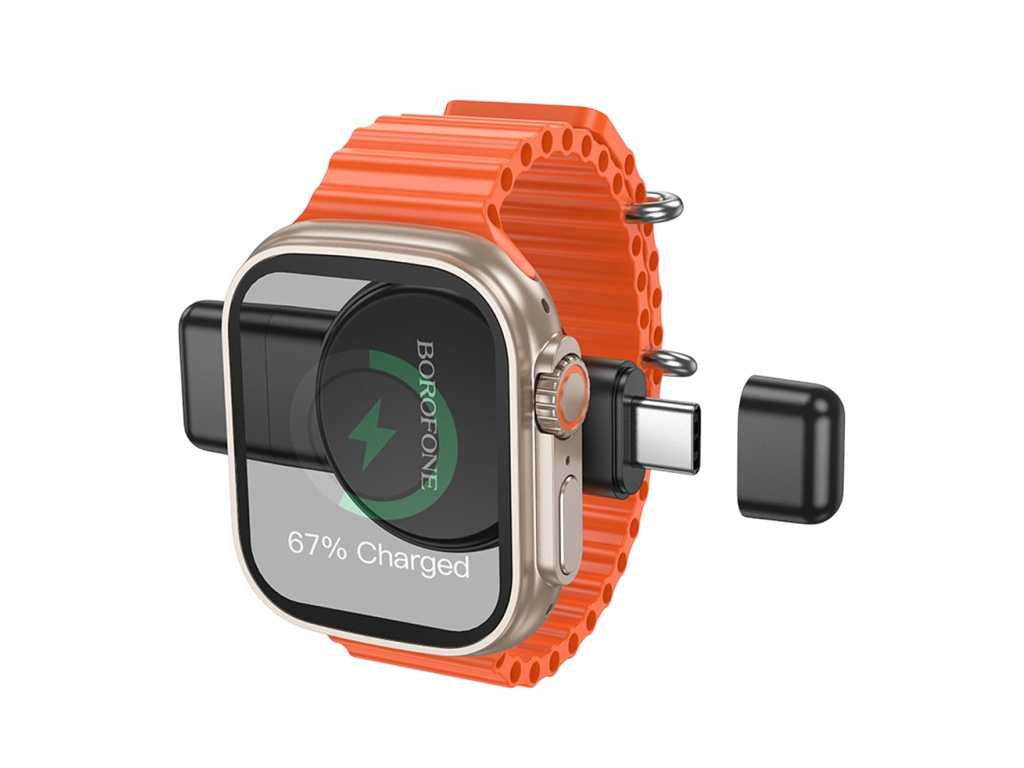 Бездротовий зарядний пристрій Borofone BQ31 для iWatch/SAMSUNG, чорний