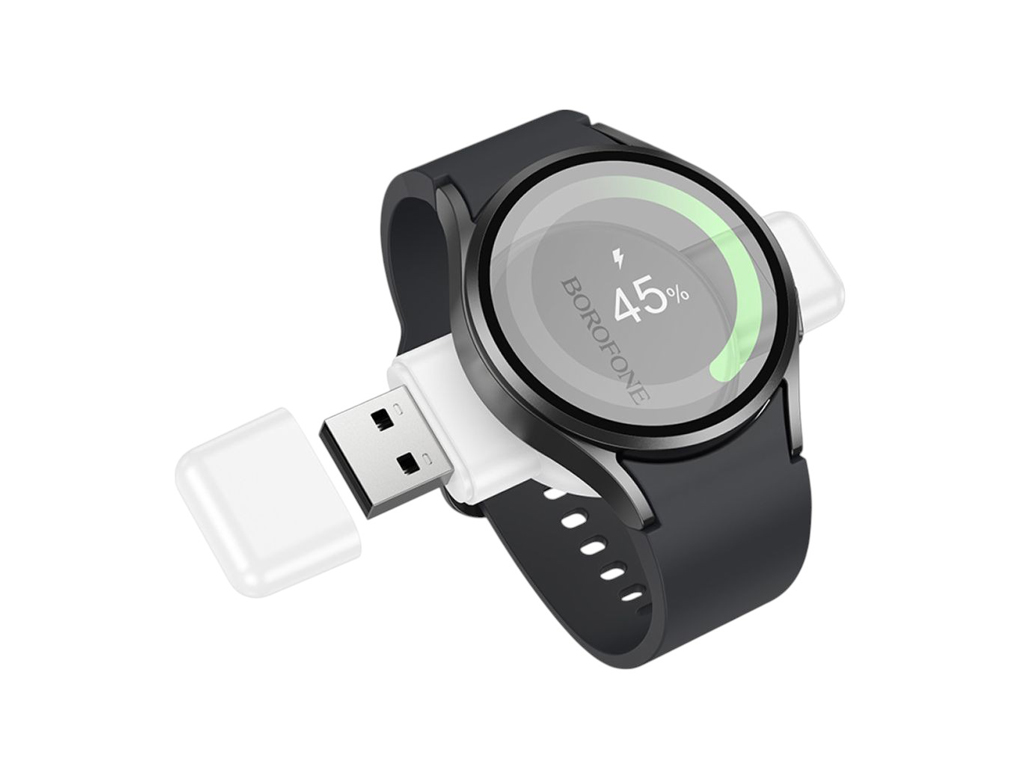 Бездротовий зарядний пристрій Borofone BQ31 для iWatch/SAMSUNG, чорний
