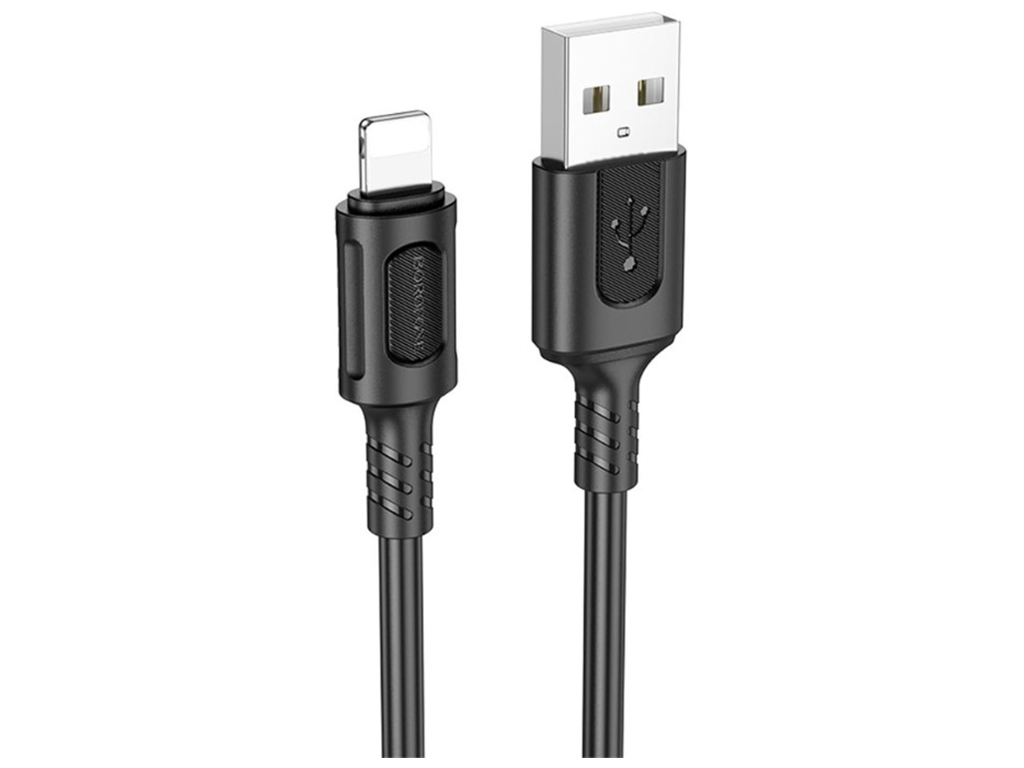 Кабель USB Borofone BX111 Lightning 2.4A Колір Чорний