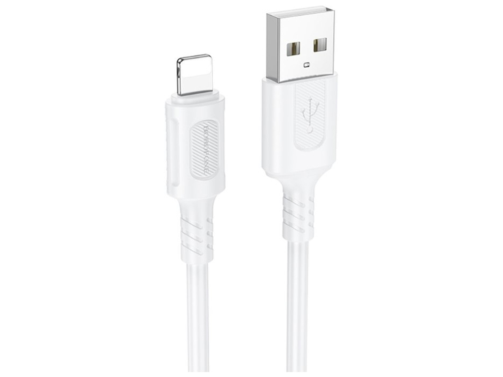 Кабель USB Borofone BX111 Lightning 2.4A Колір Білий